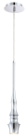 Luminaria decorativa colgante para lampara base GU10