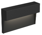Luminaria tipo step lights de LED integrado 3W 3000K 90lm. Dimeable ELV, TRIAC