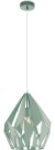 Luminaria decorativa colgante para lampara base A19, base E26. 120V, hasta 60W. Dry Location