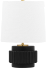 Luminaria decorativa de mesa para lámpara base E26. 120 V, hasta 60 W. Dry Location