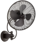 Ventilador de Pared 14″. Control de pared. Damp Location