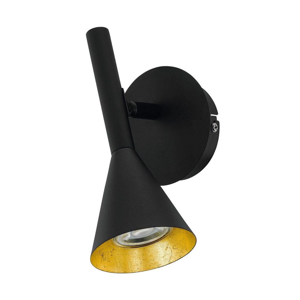 Luminaria decorativa tipo aplique para una lampara base GU10