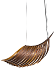 [NSH-8323-SFBZ] Luminaria decorativa colgante 30", para lámpara base E26. 120 V, hasta 60 W. Damp Location